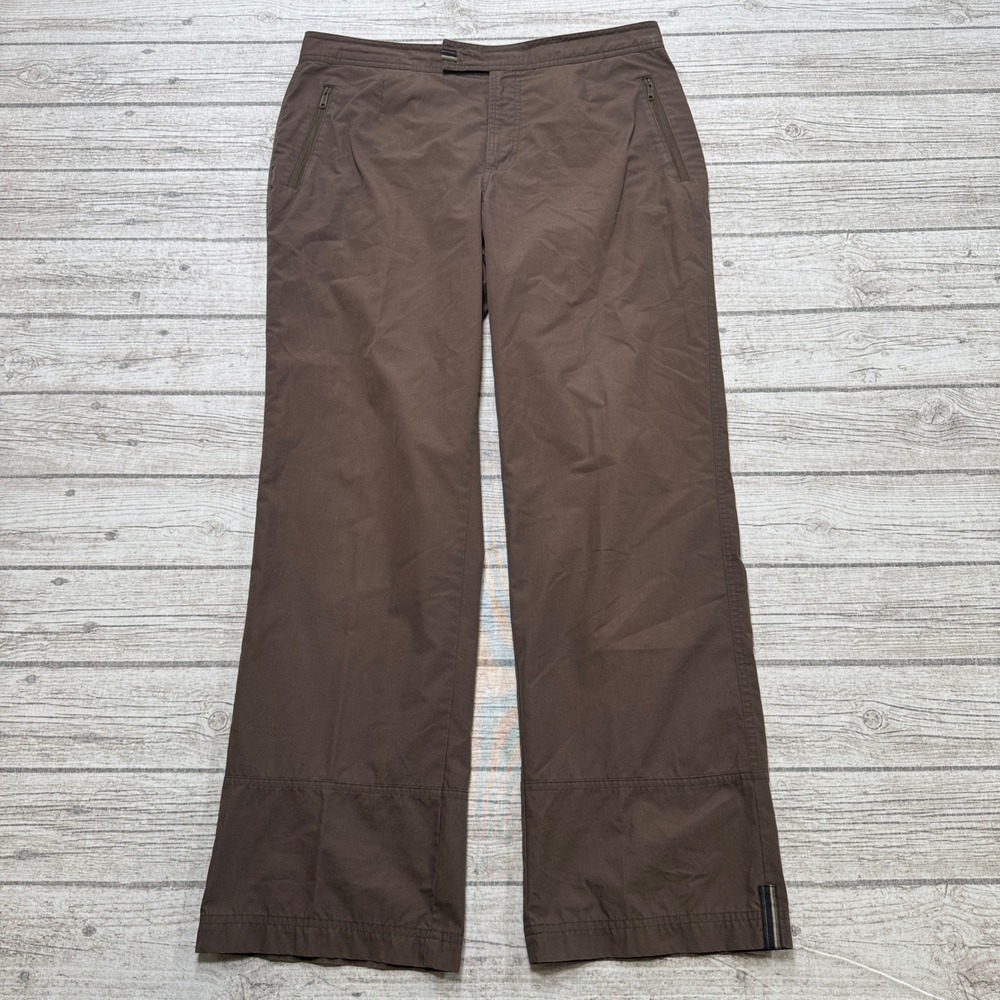 Columbia Pants Women's 16 Brown Wide Leg Relaxed Fit GRT Outdoor Hiking Hunting